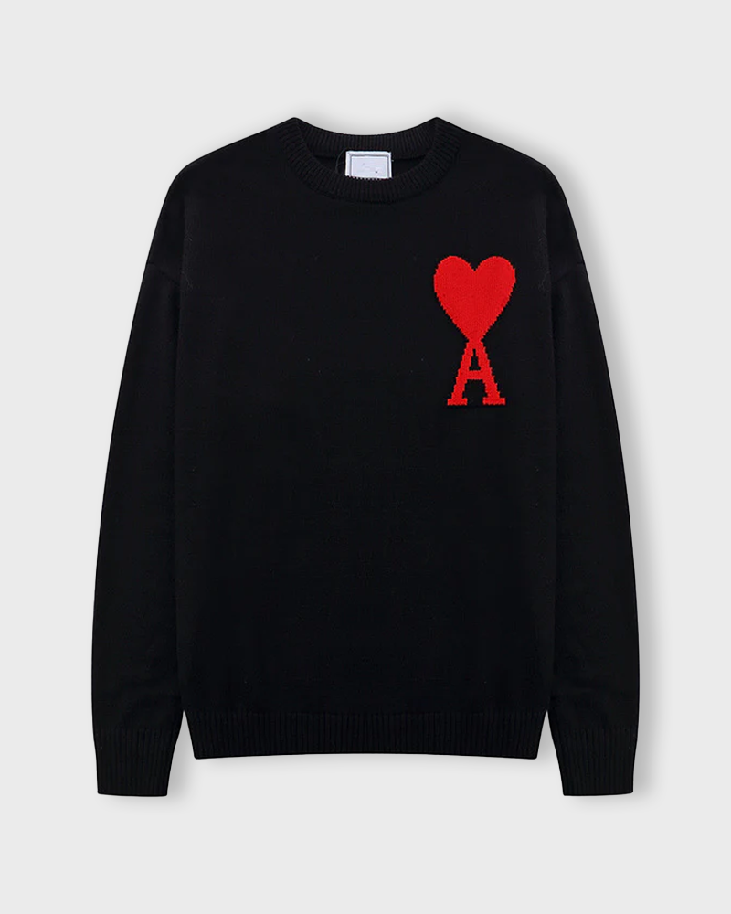 AMI | HEART SWEATER
